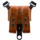 Galco Scl Extended Double Mag Case For System, GLOCK 19X, SIG-SAUER M17 W/17-21 RD MAG, Ambi, Tan, SCL36