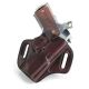 Galco Concealable Leather Belt Holster, FN Five-seveN USG/Ruger-57/FN Five-seveN Mark 2, Right Hand, Plain, Black, CON458B