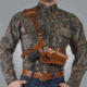Galco VHS 4.0 Holster Shoulder Component, Colt King Cobra/Python/Trooper, Ruger GP100 Revolver, Ruger Redhawk, S&amp;W N-Frame/L-Frame, Taurus 425 Tracker/627 Tracker, Ambidextrous, Plain, Tan, GA194