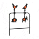 Gamo Plinking Target, Airgun, 12 Orange Bullseye Stickers, Black, 62112210954