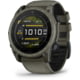 Garmin Tactix 8 Unisex Digital Watch, 51mm Case Diameter, Titanium w/Cerakote, Olive Drab Silicone Band, 010-04553-10