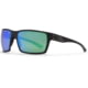Gatorz Marauder Glasses, Brown Polarized Lens w/Green Mirror, Black, One Size, GZ-12-422