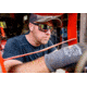 Gatorz Marauder Glasses, Smoke Polarized Lens w/Blue Mirror, Black, One Size, GZ-12-421