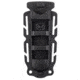 Gear Aid Kotu Tanto Survival Knife w/ Quick Release Sheath and Removable Belt Clip, Titanium-coated 3in Blade, Acetal Handle, Black MCN 62040