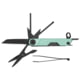 Gerber Armbar Mini Multi-Tool, 1.5in Black Oxide Plain Blade, Mint Green Aluminum Handle, GB-1072682