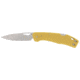 LST Mustard Yellow 2.5 Inch Plain Satin Modified Clip Point