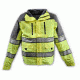 Gerber Outerwear Eclipse SX - Ansi 107 with Soft Shell Liner Jacket, Navy - Lime, XXLL 70RX1/L XXLL