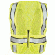 Gerber Outerwear Vision Quest Vest Ansi 107 Class II- Ansi 210, Lime - Black, S-M 50V3/L S/M