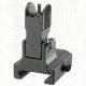 GG&amp;G Dovetailed Gas Blocks Flip Up Front Sight w/ Tritium Front Sight Post, Black, GGG-1023T