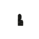 GG&amp;G Top Mounted Deployable Front Sight for Picatinny, Black, GGG-1393