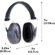 Girls With Guns Assure Protective Safety Glasses &amp; Earmuffs Combo Set, Gray/Teal/Black, One Size, 2388