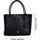 Girls With Guns Cosmic Tote, Lockable Concealed Carry, Black, 15.3 in x 12.5 in x 7 in, 8231