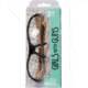 Girls With Guns Devotee Protective Shooting Safety Glasses, Gold/Brown Frame, Clear Lenses, One Size, 2371