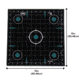 Girls With Guns Gwg Splash Adhesive Sight Grid Target, Teal/Black, 12X12, 15280