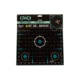 Girls With Guns Gwg Splash Adhesive Sight Grid Target, Teal/Black, 12X12, 15280