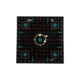 Girls With Guns Gwg Splash Adhesive Sight Grid Target, Teal/Black, 12X12, 15280