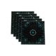 Girls With Guns Gwg Splash Adhesive Sight Grid Target, Teal/Black, 12X12, 15280