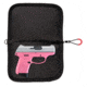 Girls With Guns Handgun Cases, 10 in Long, Full-Size, Lockable Keyring, Ultra-Soft Lining, Foam Padding, Navy w/GWG Freedom Graphic, 9071