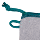 Girls With Guns Knit Fabric Handgun Storage Pouch w/Writable ID Label, Lockable Keyring, Zipper Closure, 7x9in, Fleece Lining, Full Size Interior, Gray/Blue Accents, 9074