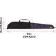 Girls With Guns Midnight Lockable Shotgun Case, 52in Shotguns, Black/Shade Blackout Camo, 53 in x 8 in, 907-52