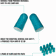 Girls With Guns Silencer Foam Ear Plugs, 32 dB NRR, ANSI S3.19 &amp; CE EN352-1 Hearing Protection Rated, 6-Pairs per Pack, Teal, One Size, 2389