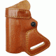 Gould &amp; Goodrich Small of Back Concealment OWB Belt Holster, 1911-Style, 3-3.5in BBl, Left Hand, Chestnut Brown, 806-193LH