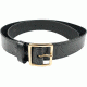 Gould &amp; Goodrich Pants Garrison Belt, 38, Brass Buckle, Black, B52-38BR