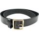 Gould &amp; Goodrich Pants Garrison Belt, 38, Brass Buckle, Black, B52-38BR