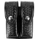 Gould &amp; Goodrich K-Force Double Magazine Case, Standard Snap - Glock 20, H&amp;K USP, Black Weave, K647-4W