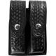 Gould &amp; Goodrich Double Magazine Case w/Snap Closure, Basket, Standard Snap - Glock 20/21, Black, B627-4