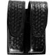 Gould &amp; Goodrich Double Magazine Case, Glock 20/21, H&amp;K USP, Hidden Snap, Black Weave, B629-4W