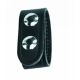 Gould &amp; Goodrich Hidden Cuff Key Belt Keeper, Nickel, Hi-Gloss, H127CL