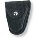 Gould &amp; Goodrich Polymer Laminate Handcuff Case, Nickel Snap, Black Weave, K70W
