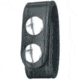 Gould &amp; Goodrich Hi-gloss Belt Keeper, Double Snap - PMI