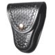 Gould &amp; Goodrich K-Force K80 Handcuff Case/Glove Pouch, Brass Hardware, Black Weave, K80WBR