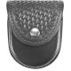 Gould &amp; Goodrich K-Force Double Handcuff Case, Nickel, Black Weave, K596W
