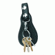 Gould &amp; Goodrich K-Force Key Strap w/Flap, Nickel, Black, K72