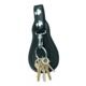 Gould &amp; Goodrich K-Force Key Strap w/Flap, Brass, Black Weave, K72WBR