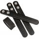 Gould &amp; Goodrich Belt Keepers - 4-Pack , Double Snap, Hidden, Black Weave, K76-4WHS