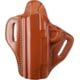 Gould &amp; Goodrich Open Top Two Slot Concealment OWB Belt Holster, 1911-Style/Para Ordnance P14 .40, Left Hand, Chestnut Brown, 800-194LH