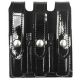 Gould &amp; Goodrich Triple Magazine Case, Glock 17, 22, 31, Nickel Snap, Hi-Gloss, H630-3CL