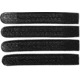 Gould &amp; Goodrich Leather Belt Keeper, 4-Pack, Black Weave, B142-4W