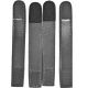 Gould &amp; Goodrich Leather Belt Keeper, 4-Pack, Black, B142-4