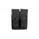 Gould &amp; Goodrich Ballistic Nylon Double Magazine Case, Glock 20/21, Black Ballistic Nylon, X627-4