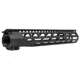 Grey Ghost Precision AR-15 M-LOK Handguard, 12.625 in, Aluminum, 0.7 lb, Black, GGP-556-12-HG