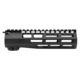 Grey Ghost Precision M-LOK Handguard, AR-15, 7.25 inch, Aluminum, 0.52 lb, Type III Class 2 Hard Coat Anodized Finish, True Black, GGP-556-7-HG