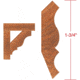 Grizzly Industrial 2in. Crown Moulding C2207