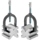 Grizzly Industrial V-Block Set with Clamp-Double Slot T23889