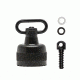 GrovTec US Push Button Mag Cap w/Push Button Swivel, Winchester 1200/1300 12 gauge, Black, GTSW294