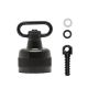 GrovTec US Push Button Mag Cap w/Push Button Swivel, Winchester 1200/1300 12 gauge, Black, GTSW294